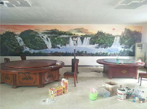 凤山墙绘-写实风景