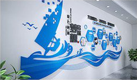 凤山海浪主题文化墙如何设计?