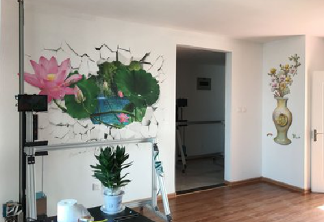 凤山墙体彩绘相比墙纸的优势。