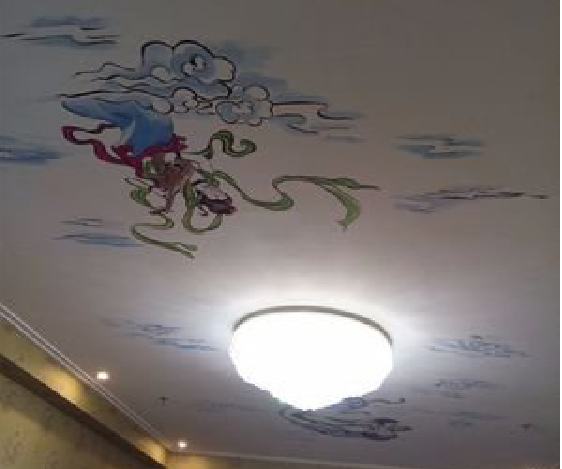 凤山如何快速绘制天花板上的手绘墙？