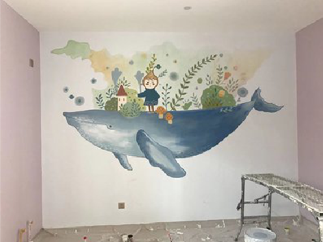 凤山手绘墙的特点及优势。